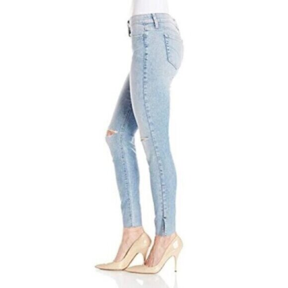 Anthropologie Joe's Jeans Skinny Jeans Flawless Icon Split distressed Light wash - Picture 14 of 16